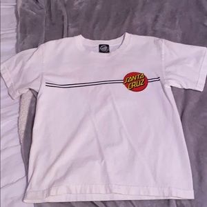 Santa Cruz white kids shirt